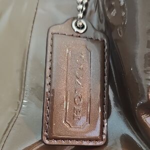 Coach Multicolor Plaid Leather Bag